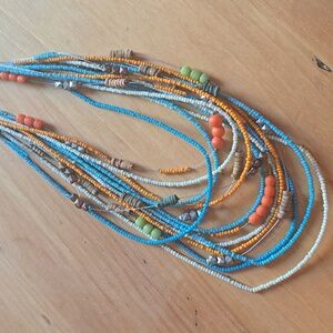 Chico’s Multi Strand Beaded Necklace